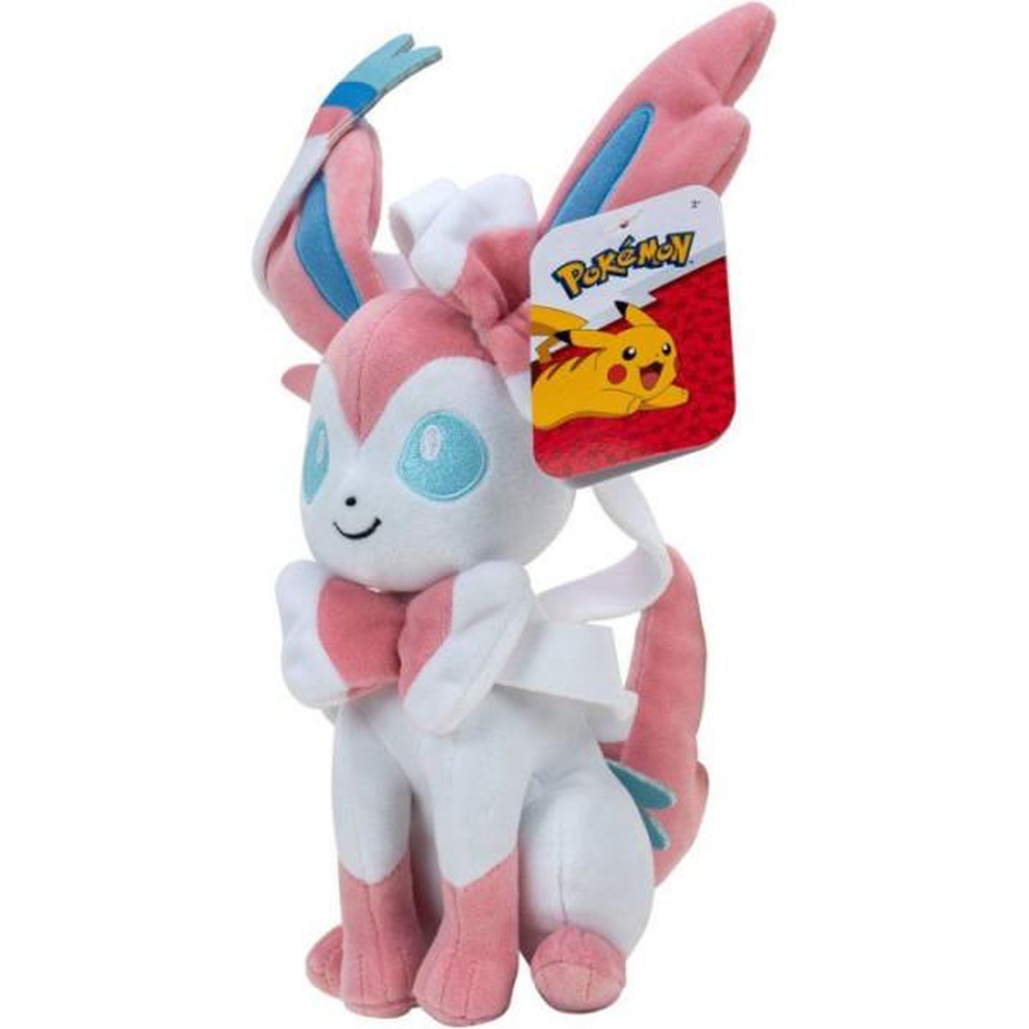 Voir la diapositive 2 : Pokemon Peluche Pokémon Nymphali - POKEMON - 20 cm - ultra douce - licence officielle