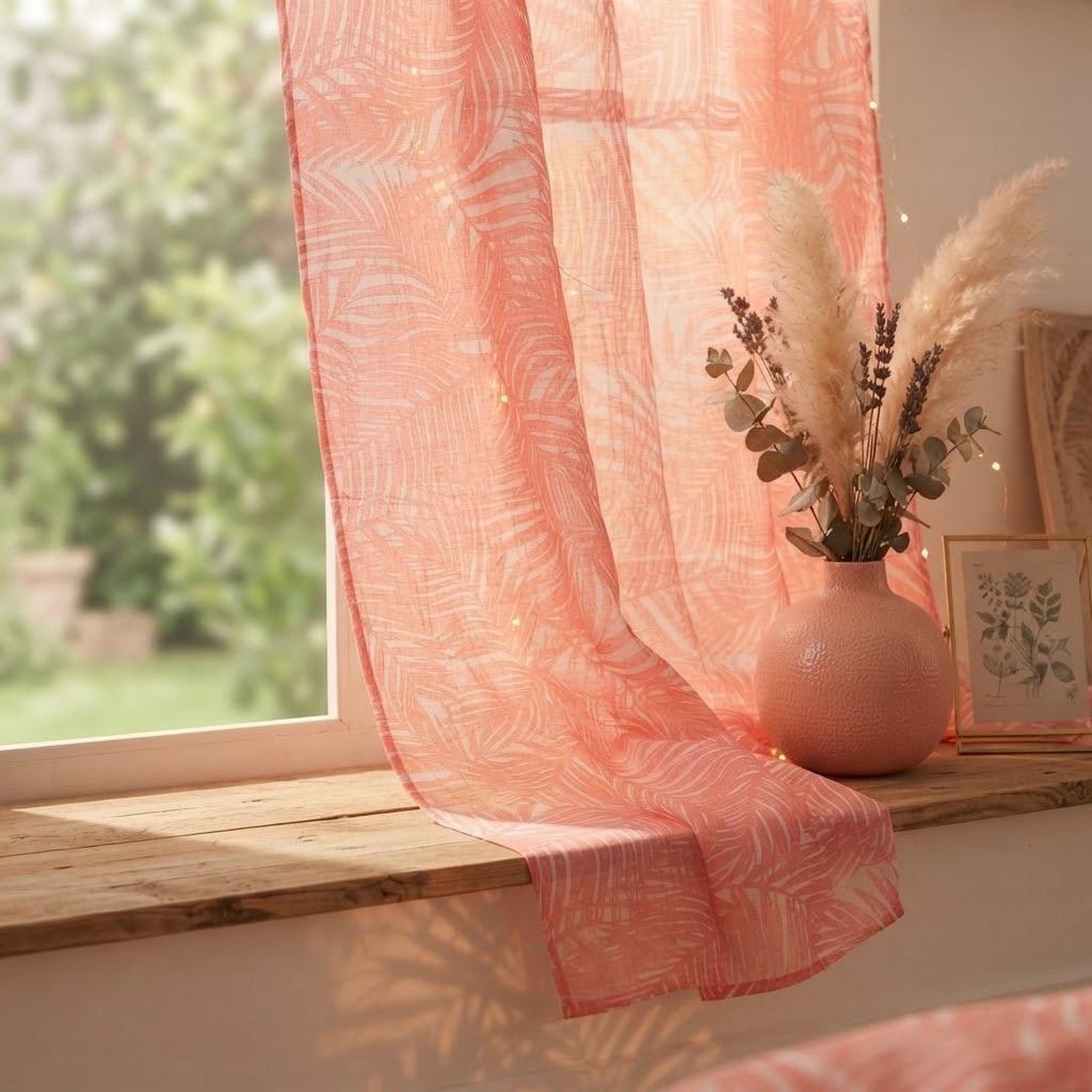 Voir la diapositive 4 : Eden Voilage a oeillets eucalys design et moderne