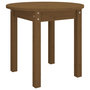 Voir la diapositive 2 : VIDAXL Table basse Marron miel Ø 45x40 cm Bois massif de pin