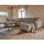Voir la diapositive 3 : BEST MOBILIER Lena - canapé d'angle panoramique convertible - avec coffre - 7 places - gauche