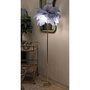 Voir la diapositive 5 : Paris Prix Lampadaire Imitation Plume  Palm  160cm Or & Gris