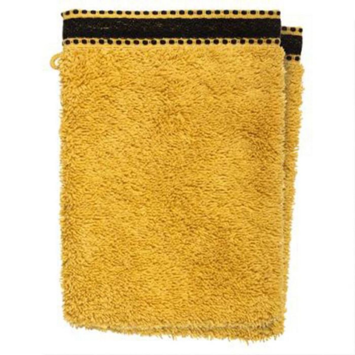 ATMOSPHERA Lot de 2 Gants de Toilette  Joia  15x21cm Ocre