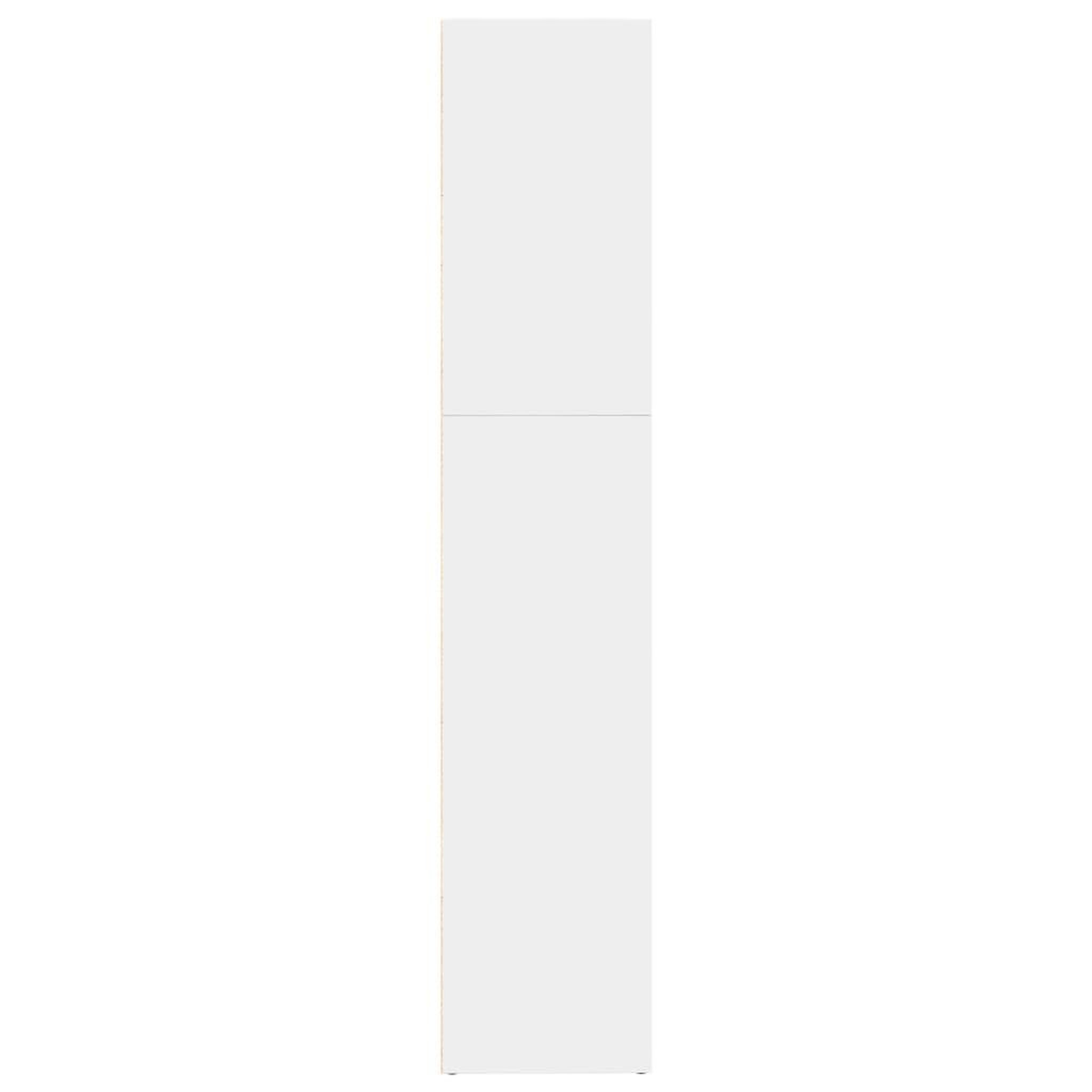 Voir la diapositive 5 : VIDAXL Bibliotheque blanc 80x30x152 cm bois d'ingenierie