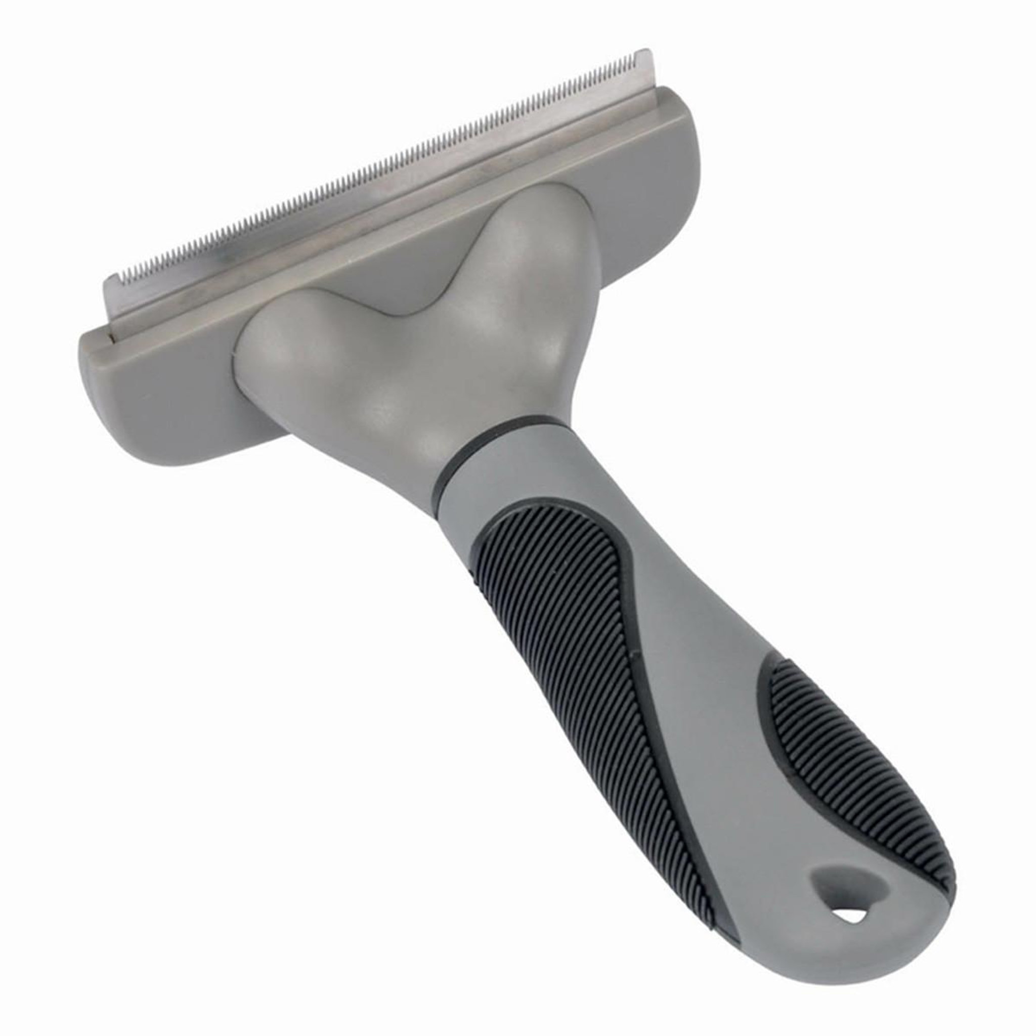LOVE STORY Brosse pour chien & chat  sous poils  16cm gris