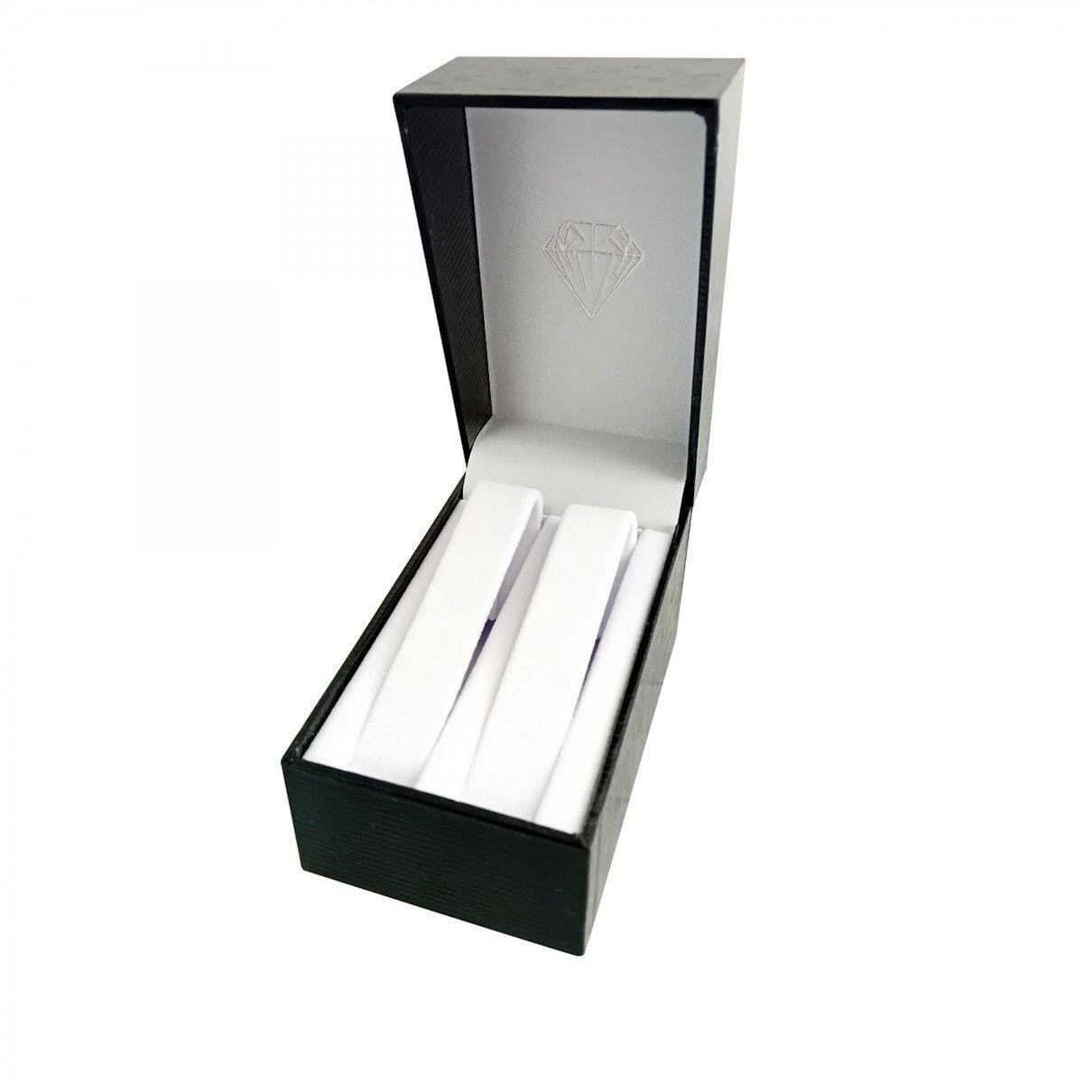 SC CRYSTAL Ecrin Luxe Noir 2 fentes pour Coffret Montre femme