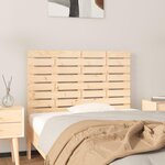 VIDAXL Tete de lit murale 96x3x63 cm Bois massif de pin