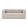 Voir la diapositive 1 : BEST MOBILIER Augustin - canapé droit 3 places en velours texturé