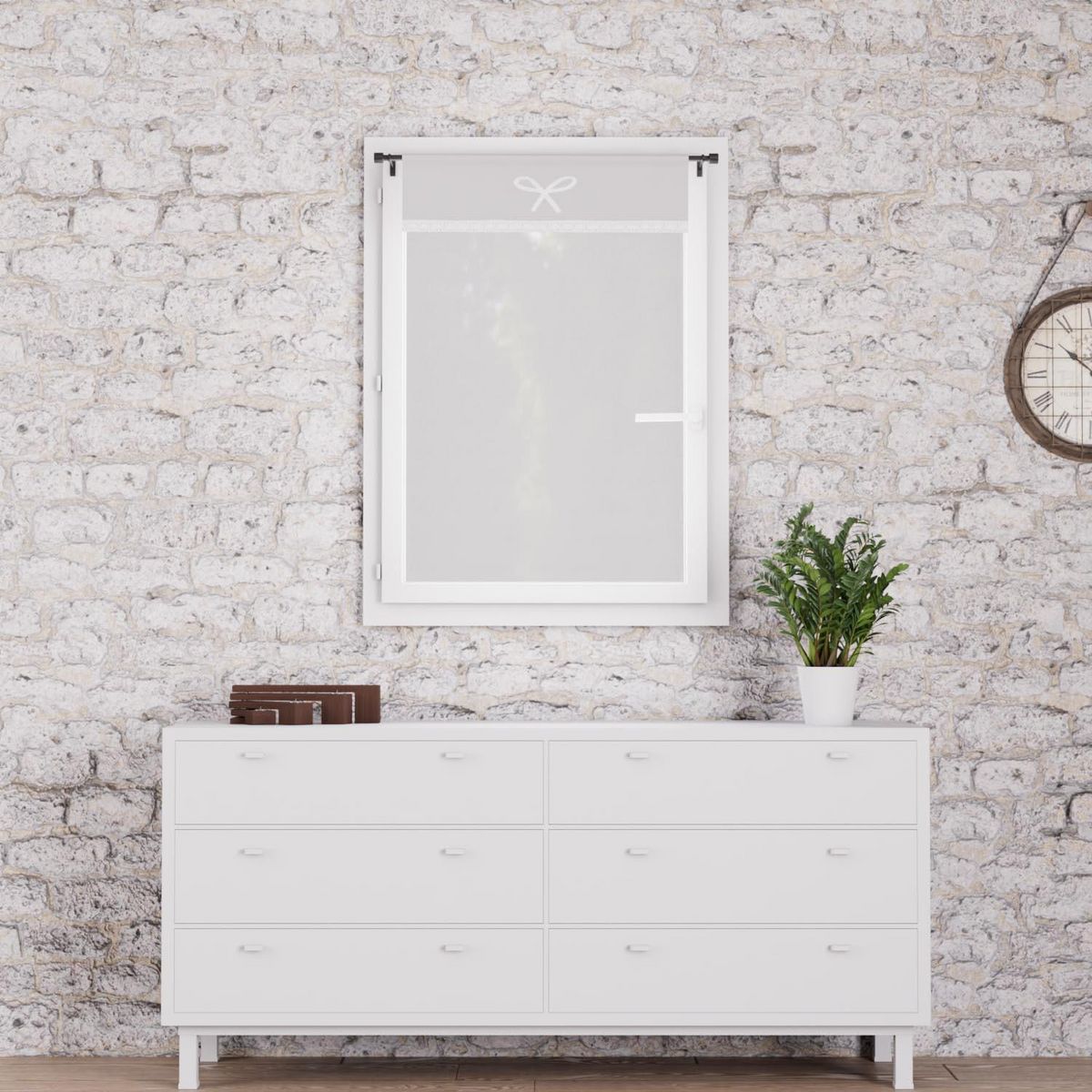 SOLEIL D'OCRE Brise bise brodé en coton EMILIE, par Soleil d'ocre