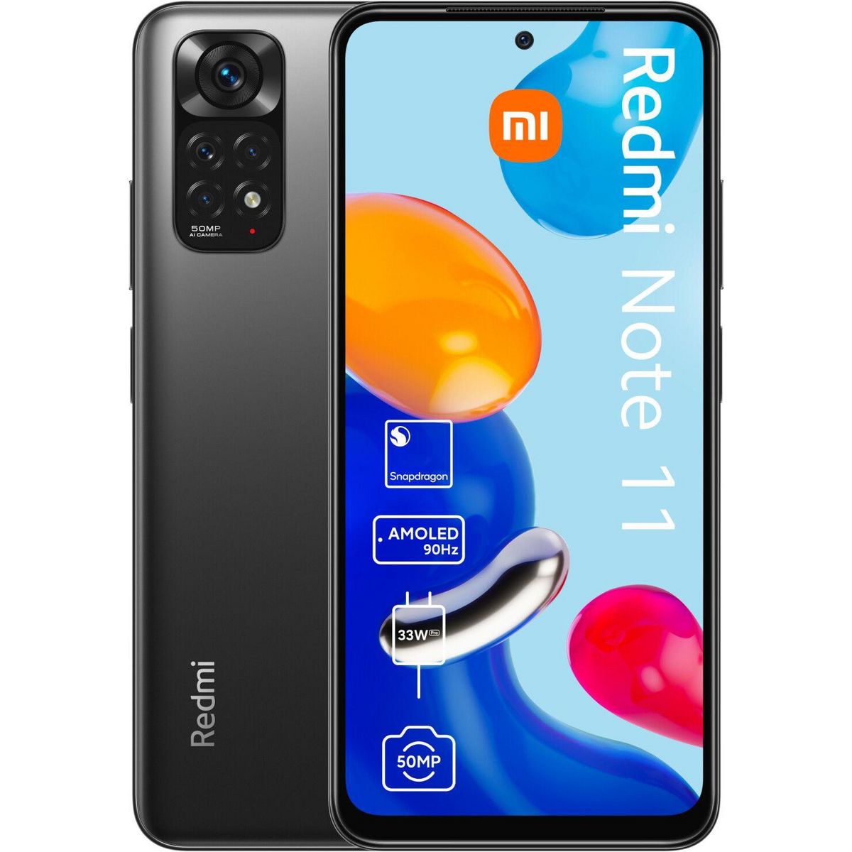XIAOMI Redmi Note 11 Reconditionné 128 Go - Grade A+ - Gris