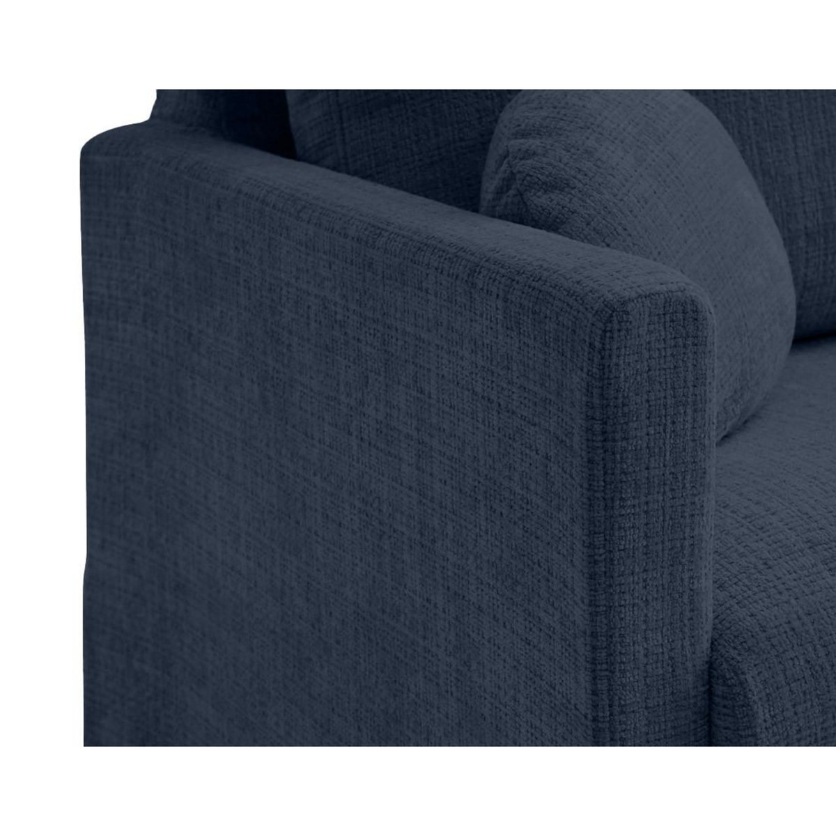 LISA DESIGN Serena - canapé droit déhoussable 2 places en velours texturé