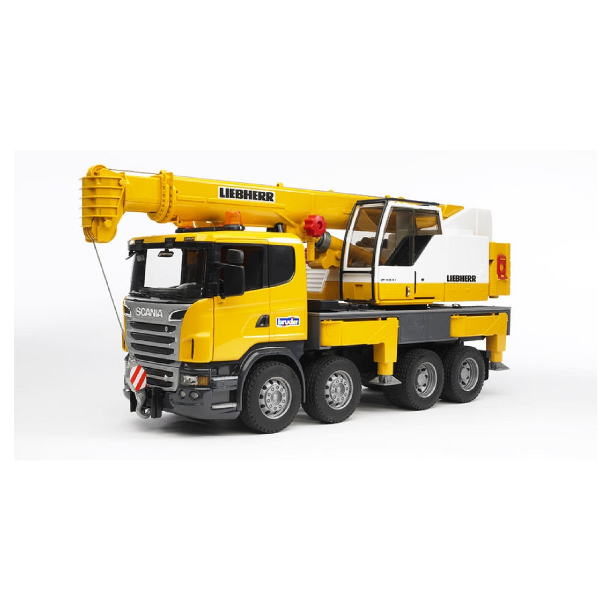 Voir la diapositive 3 : BRUDER Camion Scania R-Serie avec grue Liebherr intégrée