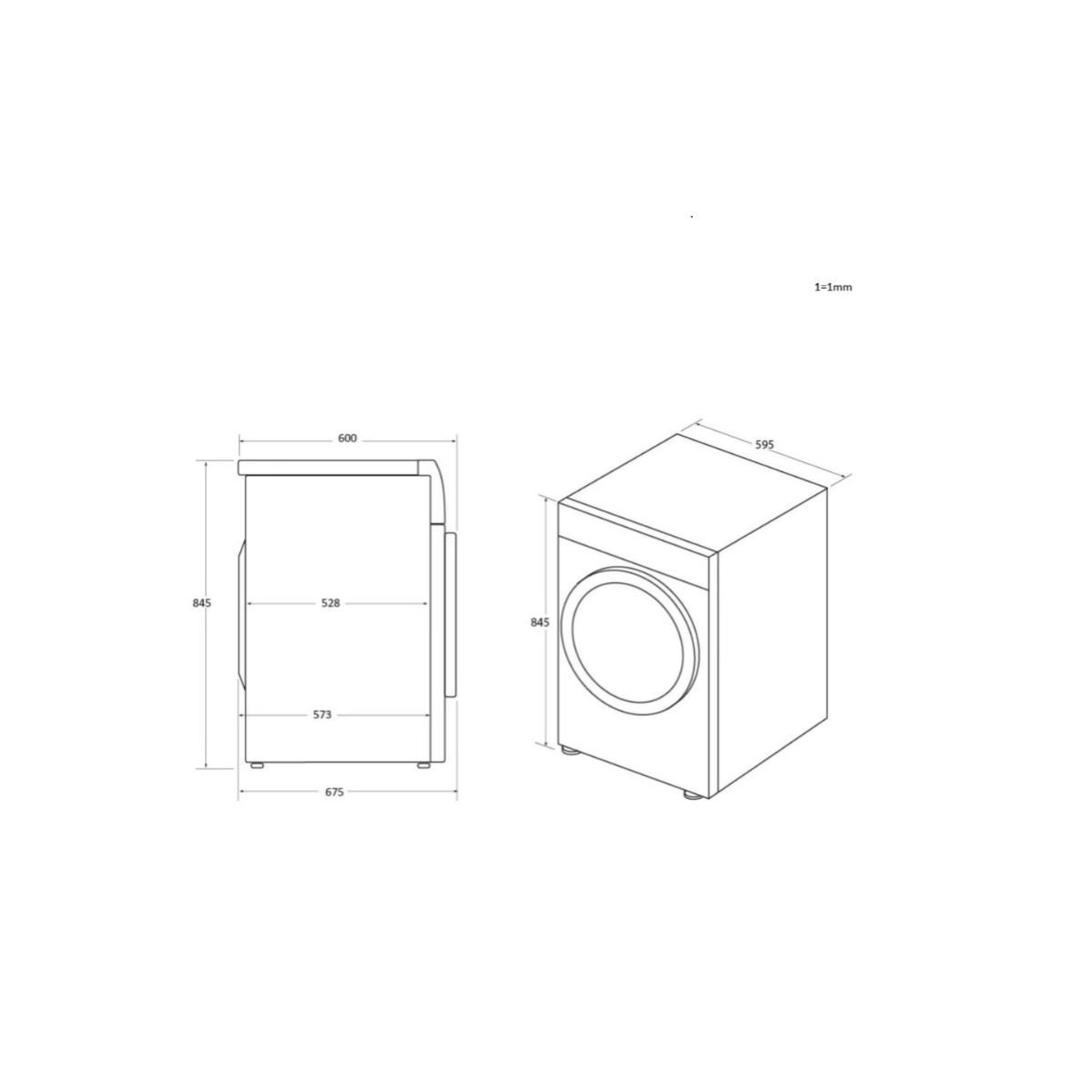 Voir la diapositive 4 : HAIER Sèche-linge pompe à chaleur 60cm 9kg blanc - hd90a2959efr