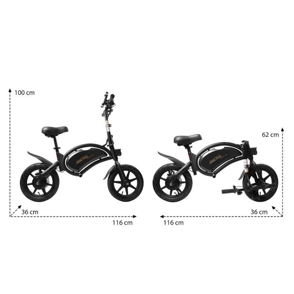 URBANGLIDE Draisienne UrbanGlide e-bike 160 - Roues 16'' - Bequille