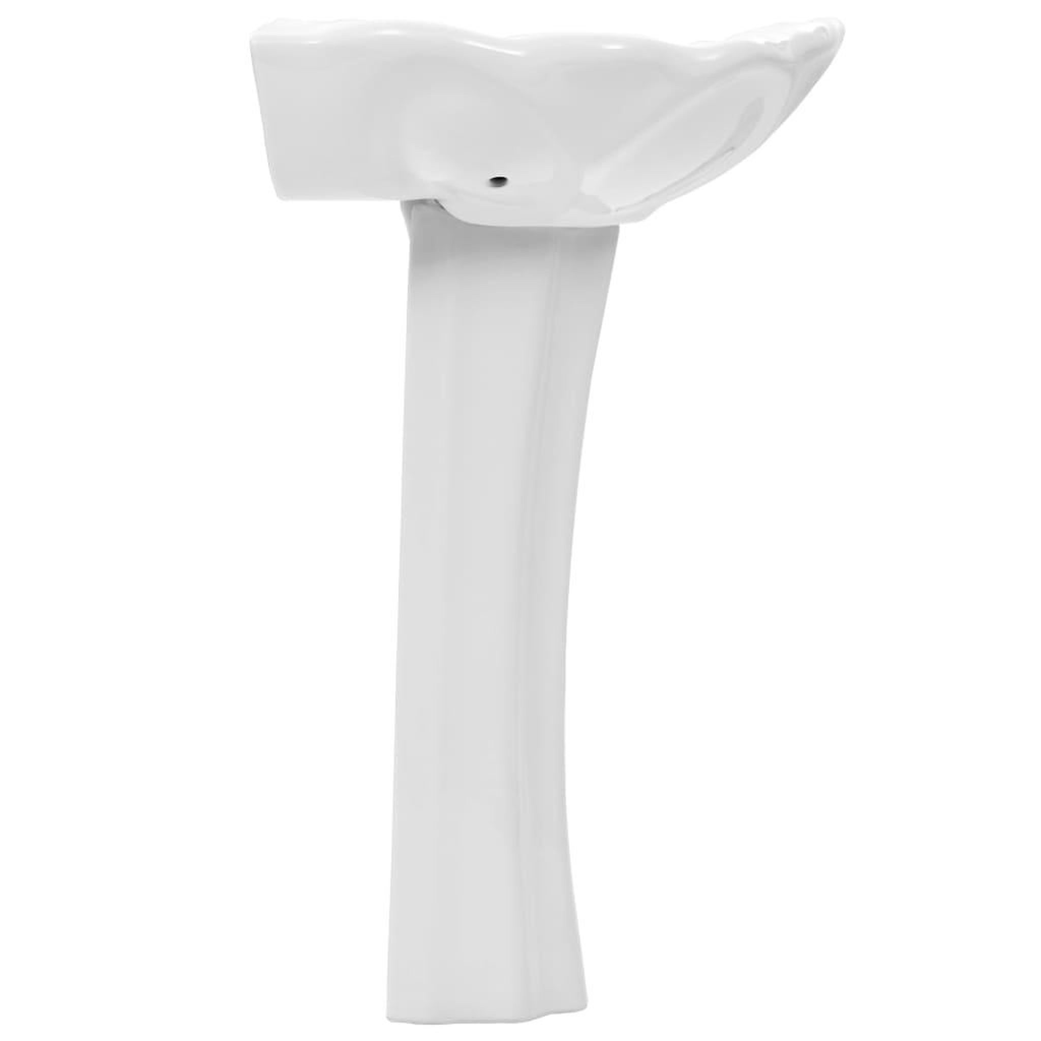 Voir la diapositive 3 : VIDAXL Lavabo autoportant avec socle Ceramique Blanc 580x510x200 mm