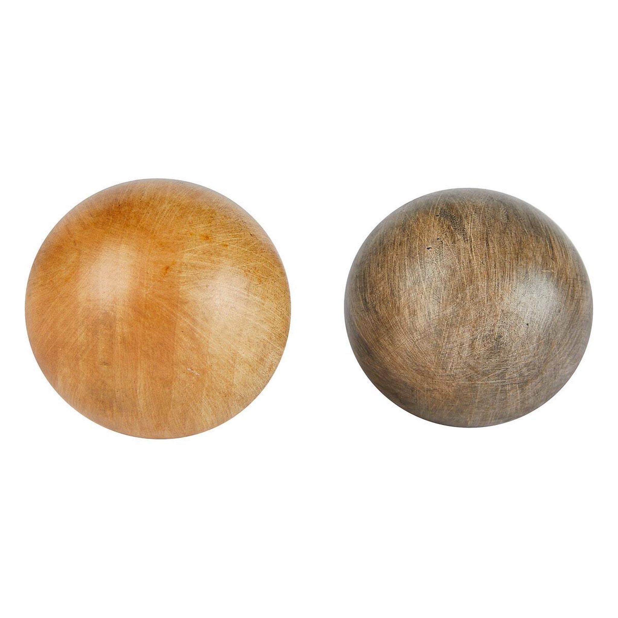 Voir la diapositive 5 : ATMOSPHERA Jeu de morpion déco en bois  jehan  40cm naturel