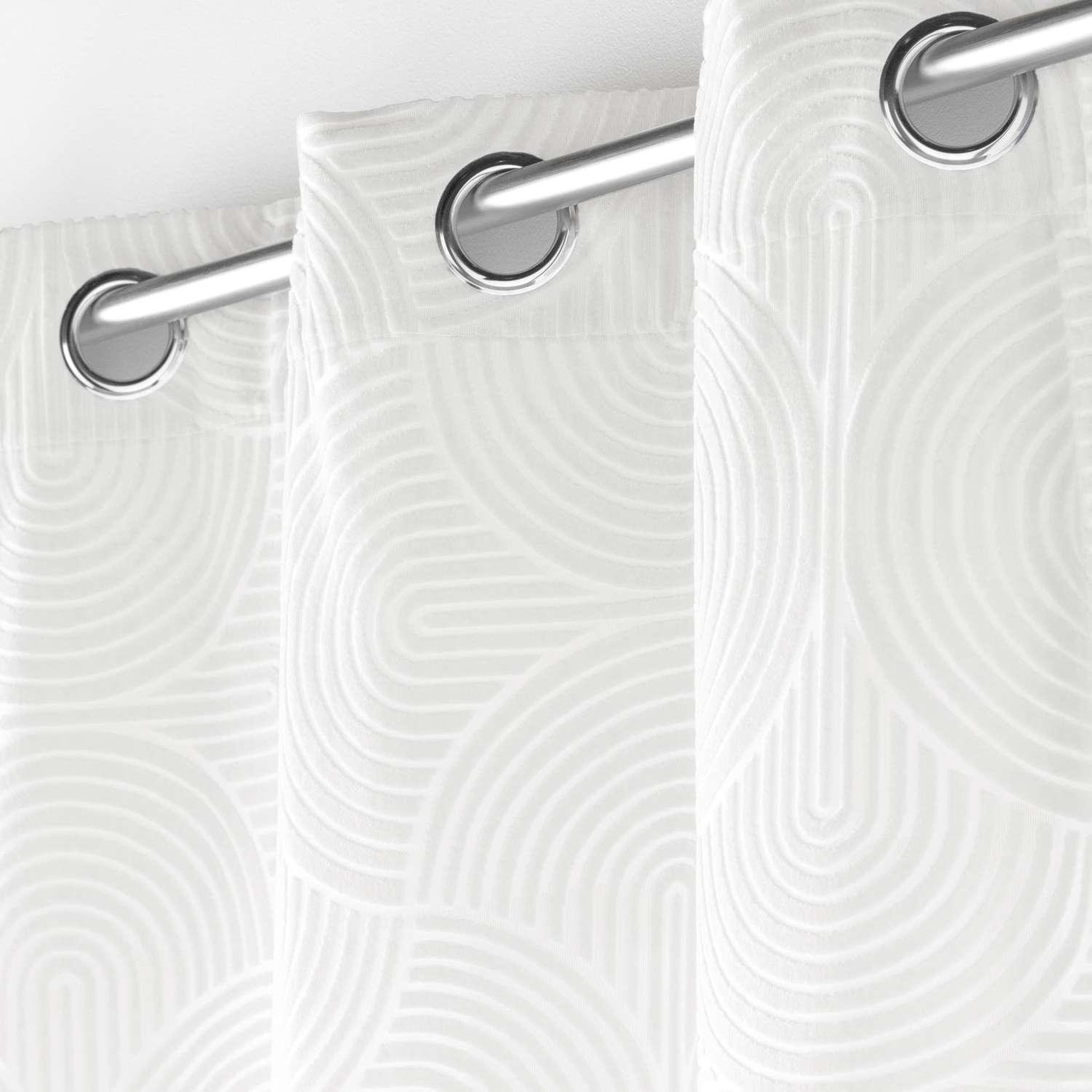 Voir la diapositive 4 : Douceur d'Intérieur Rideau arcadia - velours à motifs