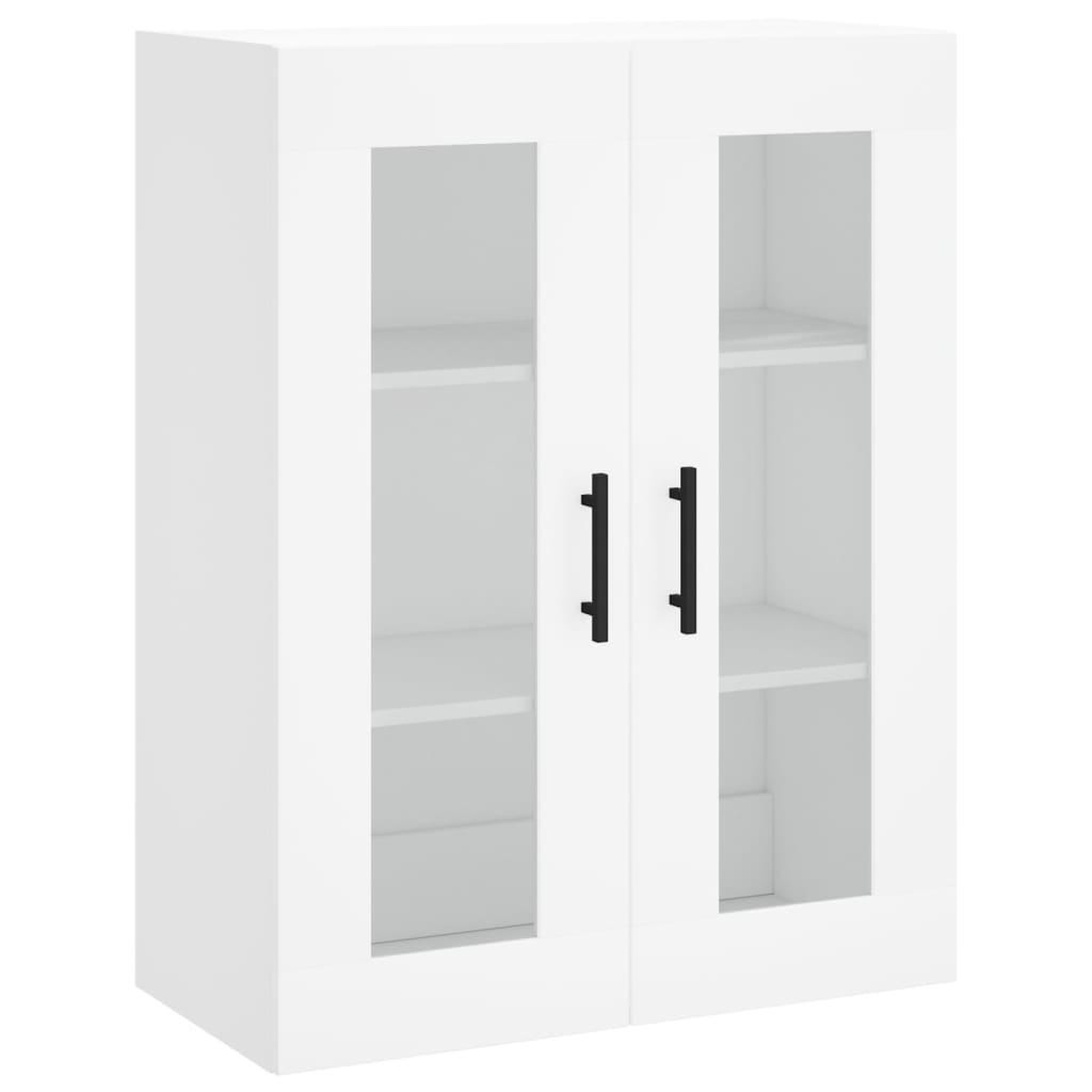 Voir la diapositive 5 : VIDAXL Buffet haut Blanc 69,5x34x180 cm Bois d'ingenierie