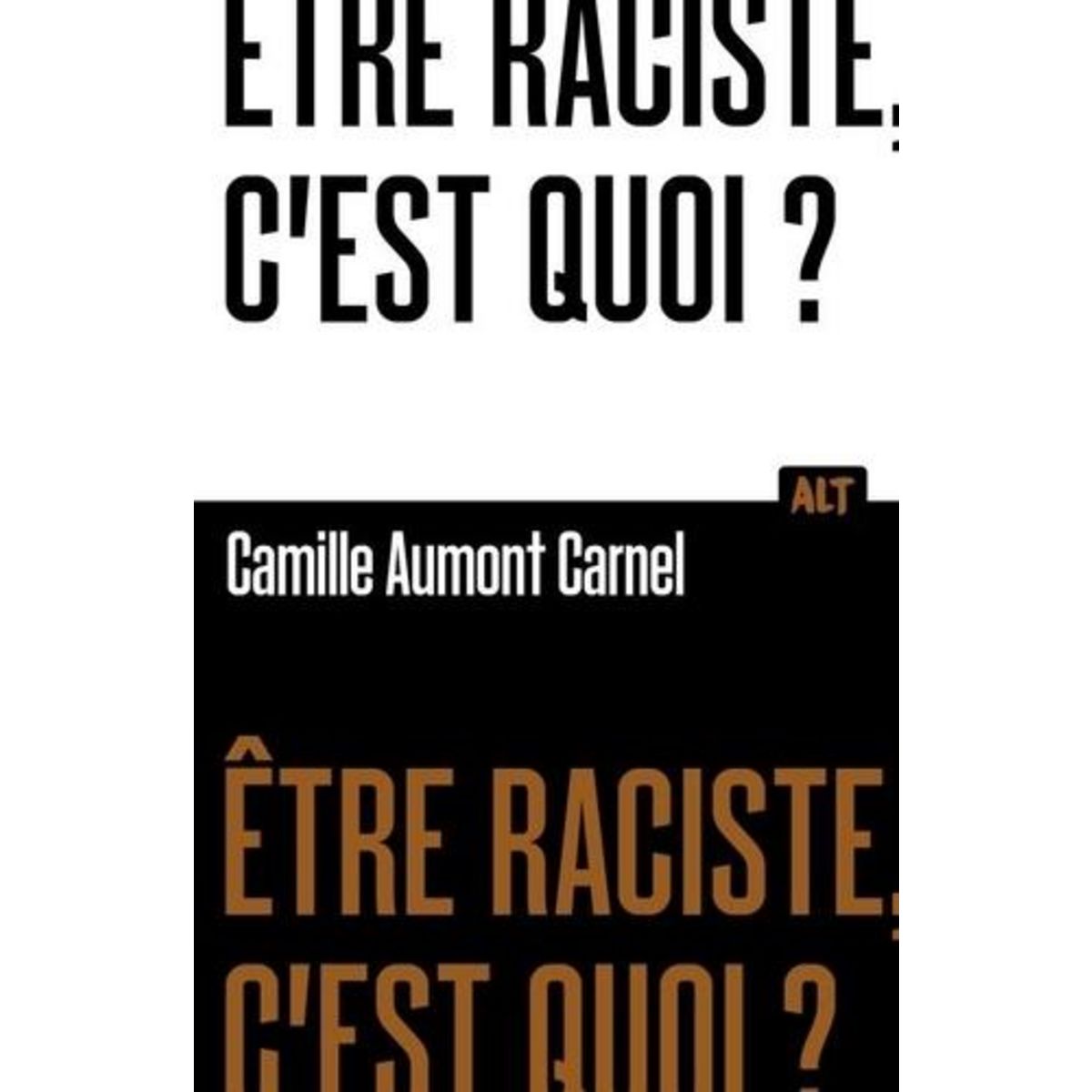 ETRE RACISTE, C'EST QUOI ?, Aumont-Carnel Camille