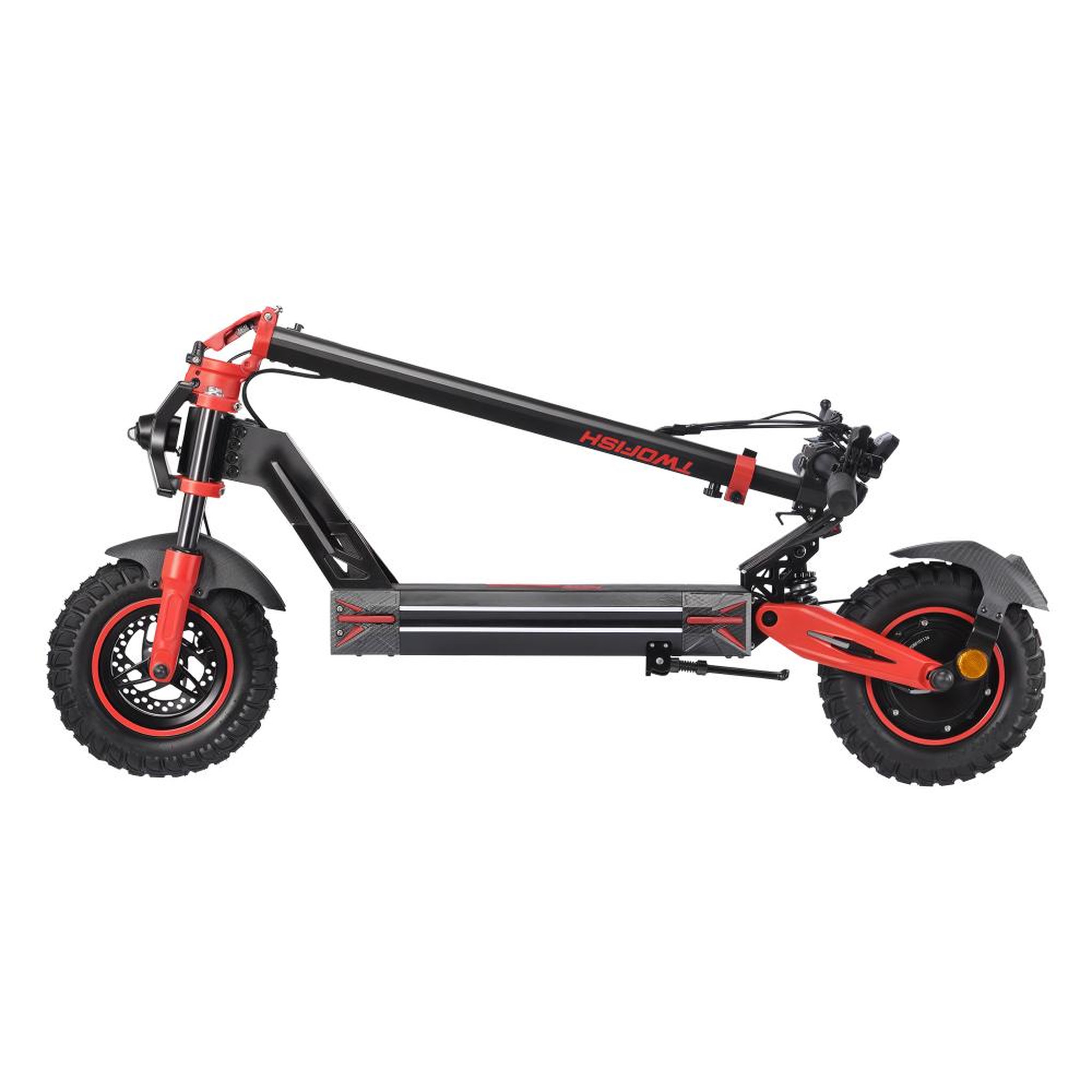 Voir la diapositive 2 : TWOFISH Trottinette électrique pliable twofish v4 max avec nfc et double suspension