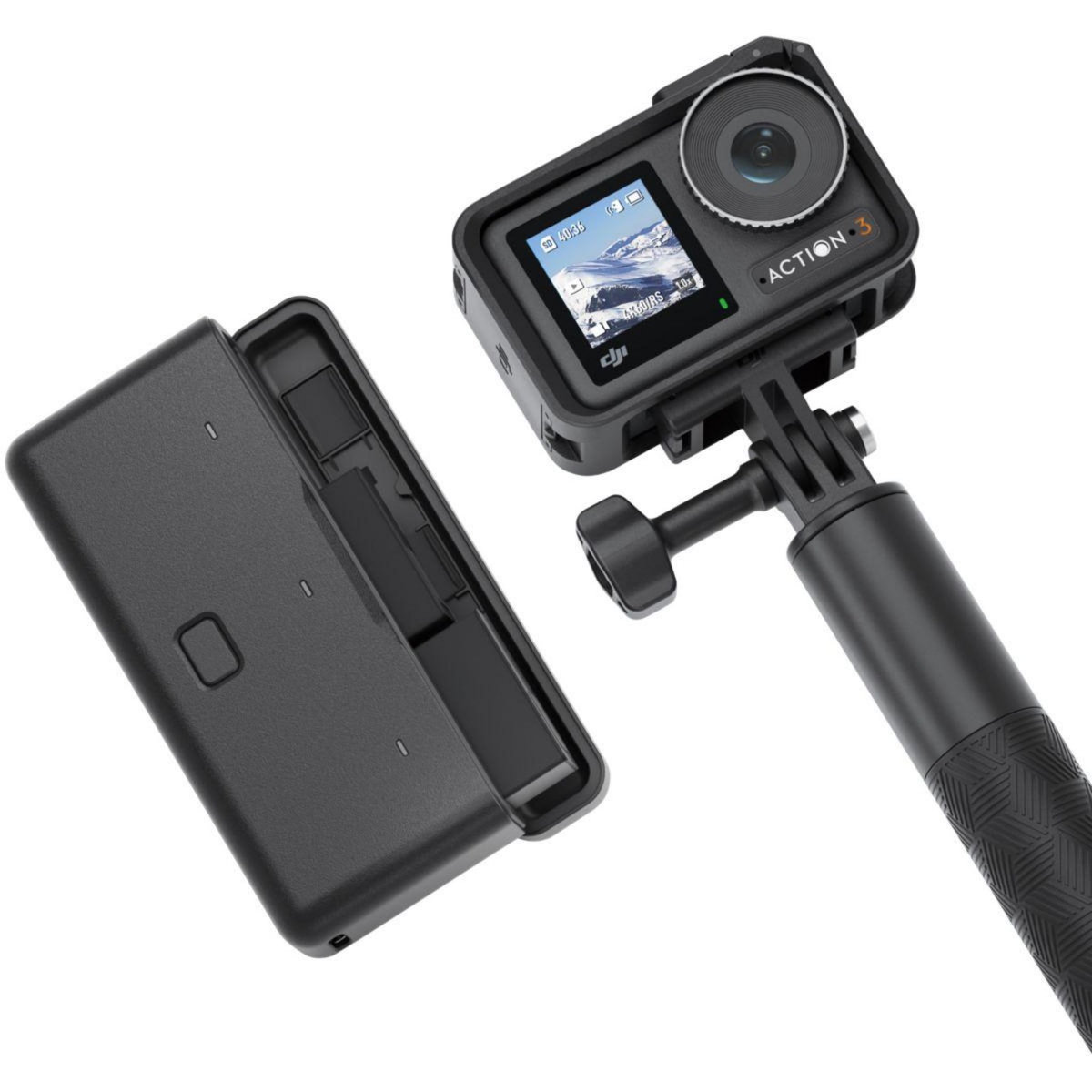 DJI Caméscope de poche Osmo Action 3 Adventure (3 batteries)