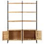 Voir la diapositive 3 : VIDAXL Bibliotheque a 4 niveaux 124x30x180 cm Bois de manguier brut