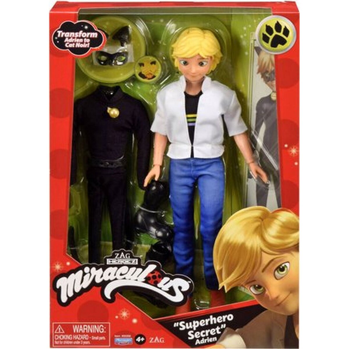 BANDAI Adrien poupée 26 cm Miraculous
