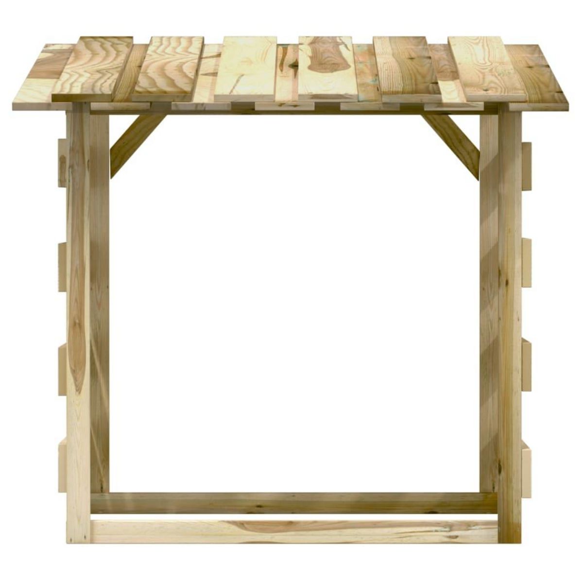 VIDAXL Pergola avec toit 100x90x100 cm Bois de pin impregne
