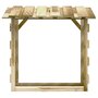 Voir la diapositive 5 : VIDAXL Pergola avec toit 100x90x100 cm Bois de pin impregne