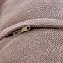 Voir la diapositive 5 : ATMOSPHERA Coussin Déhoussable  Lilou  50x30cm Taupe
