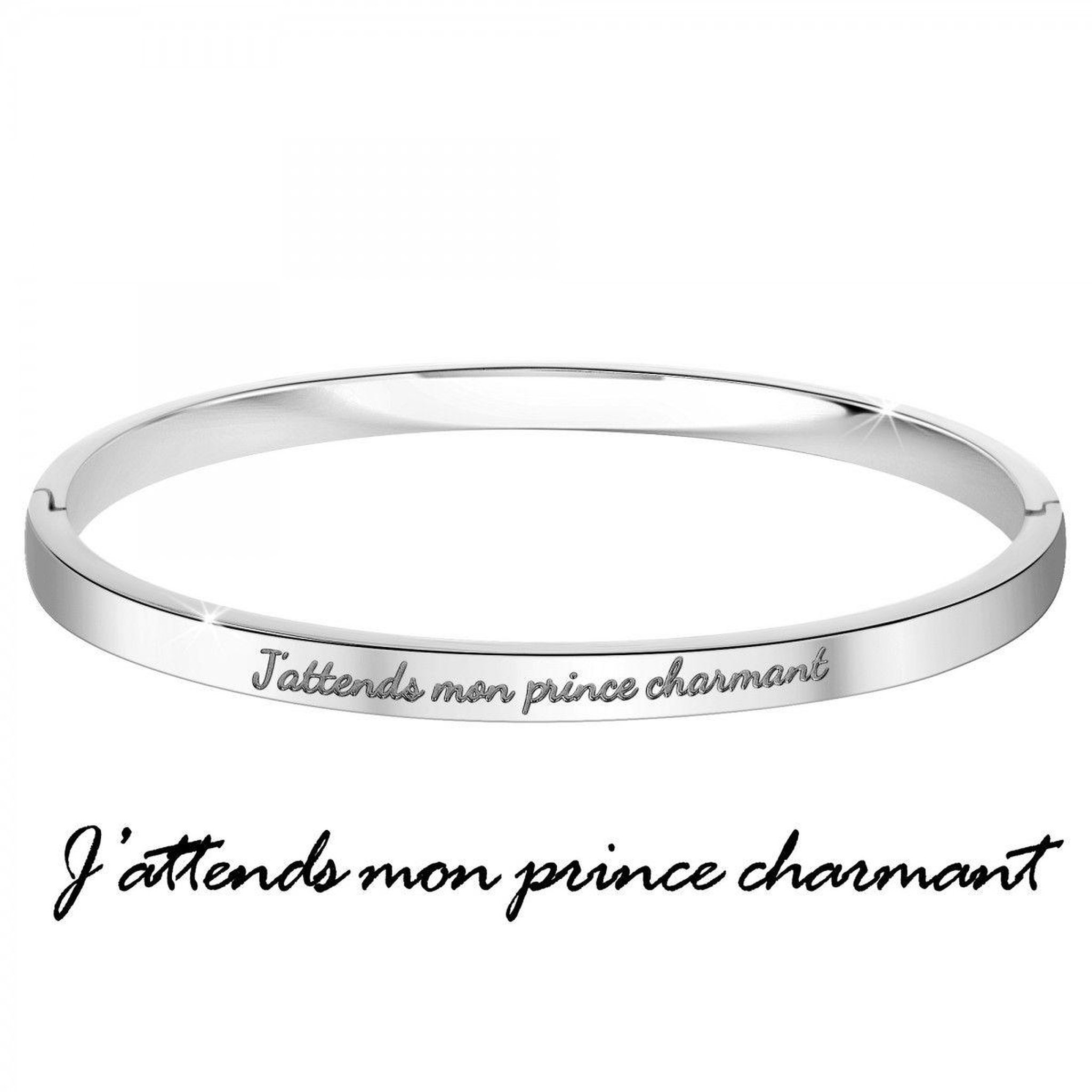 Voir la diapositive 3 : SC CRYSTAL J'attends mon prince charmant - Bracelet par SC Crystal