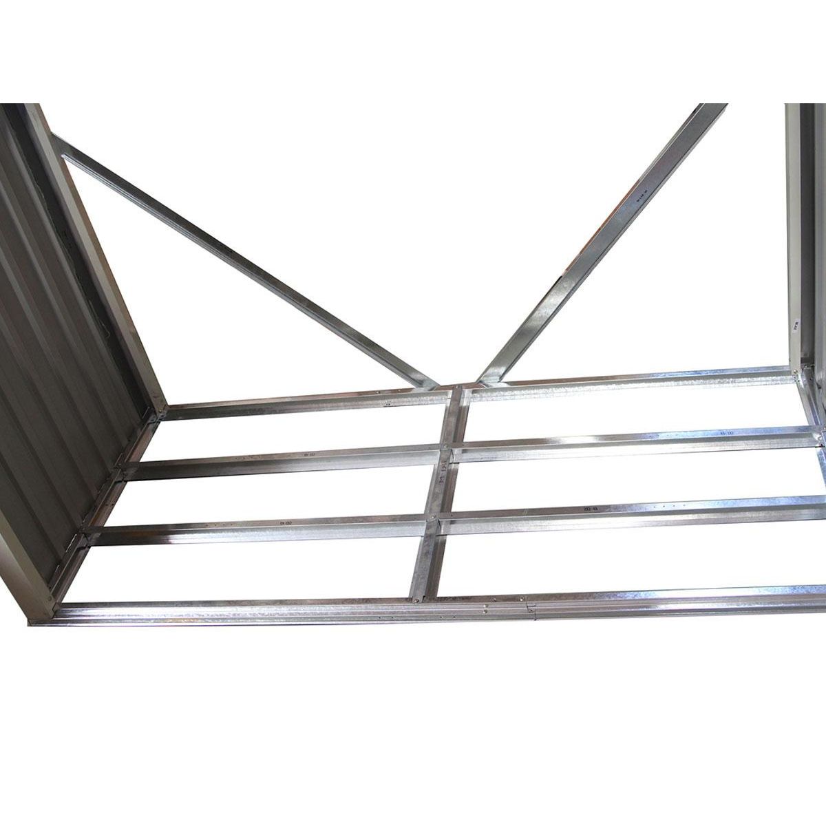 Habitat et Jardin Abri bûches métal  Victor  - 2.15 m²