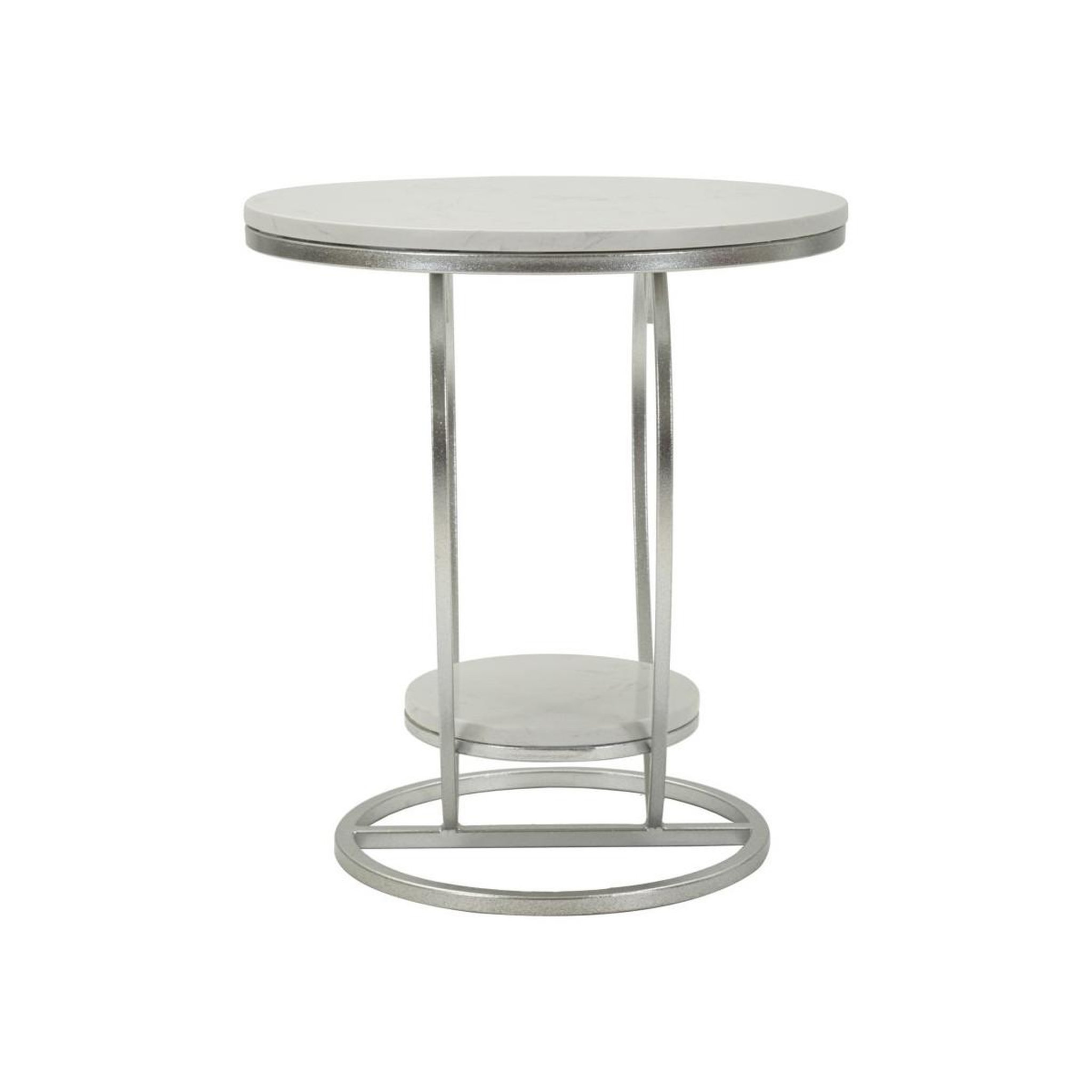 Voir la diapositive 4 : Paris Prix Table d'appoint design  heart  45cm argent