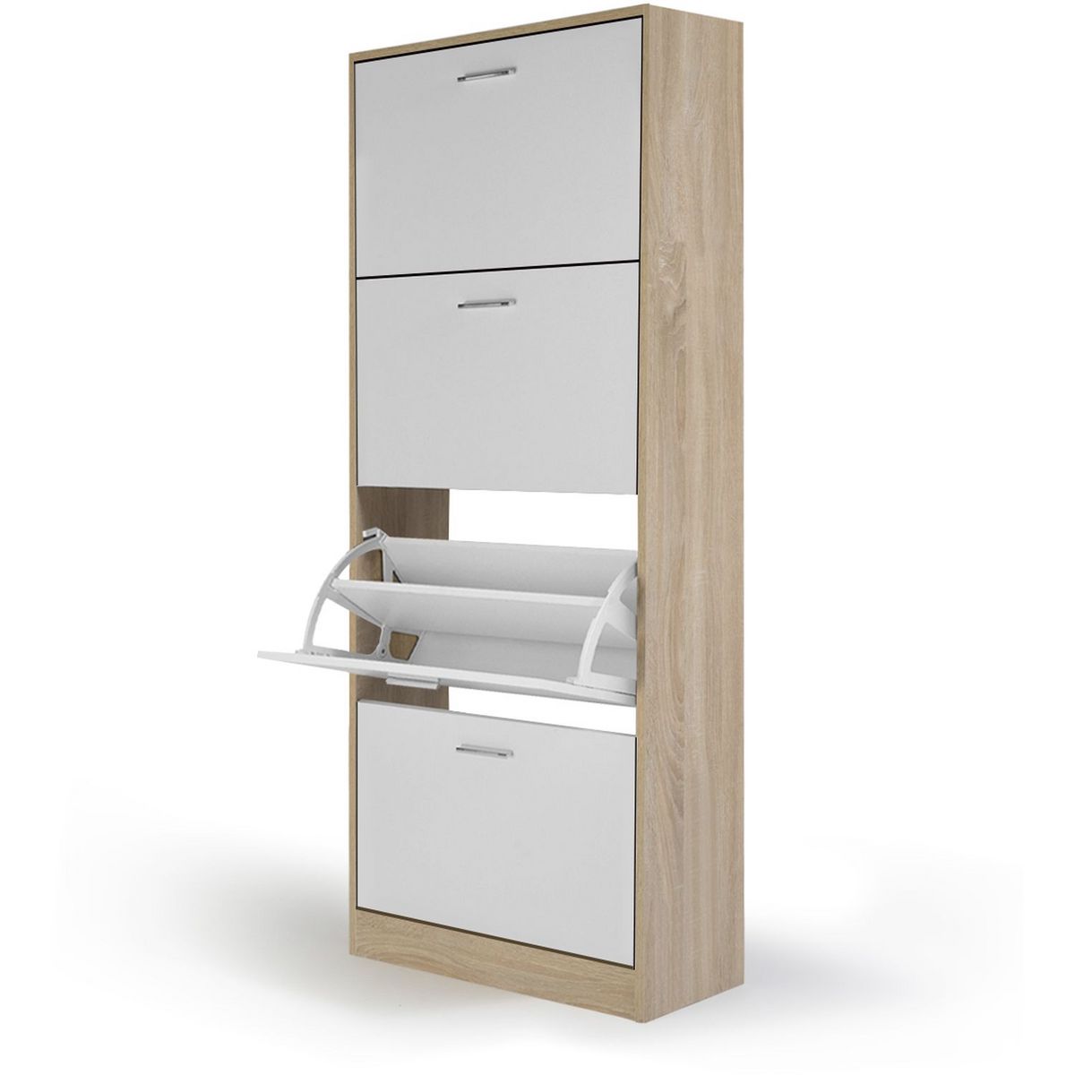 Meuble à chaussures 4 portes L60 cm TOWA