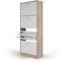 Voir la diapositive 4 : Meuble à chaussures 4 portes L60 cm TOWA