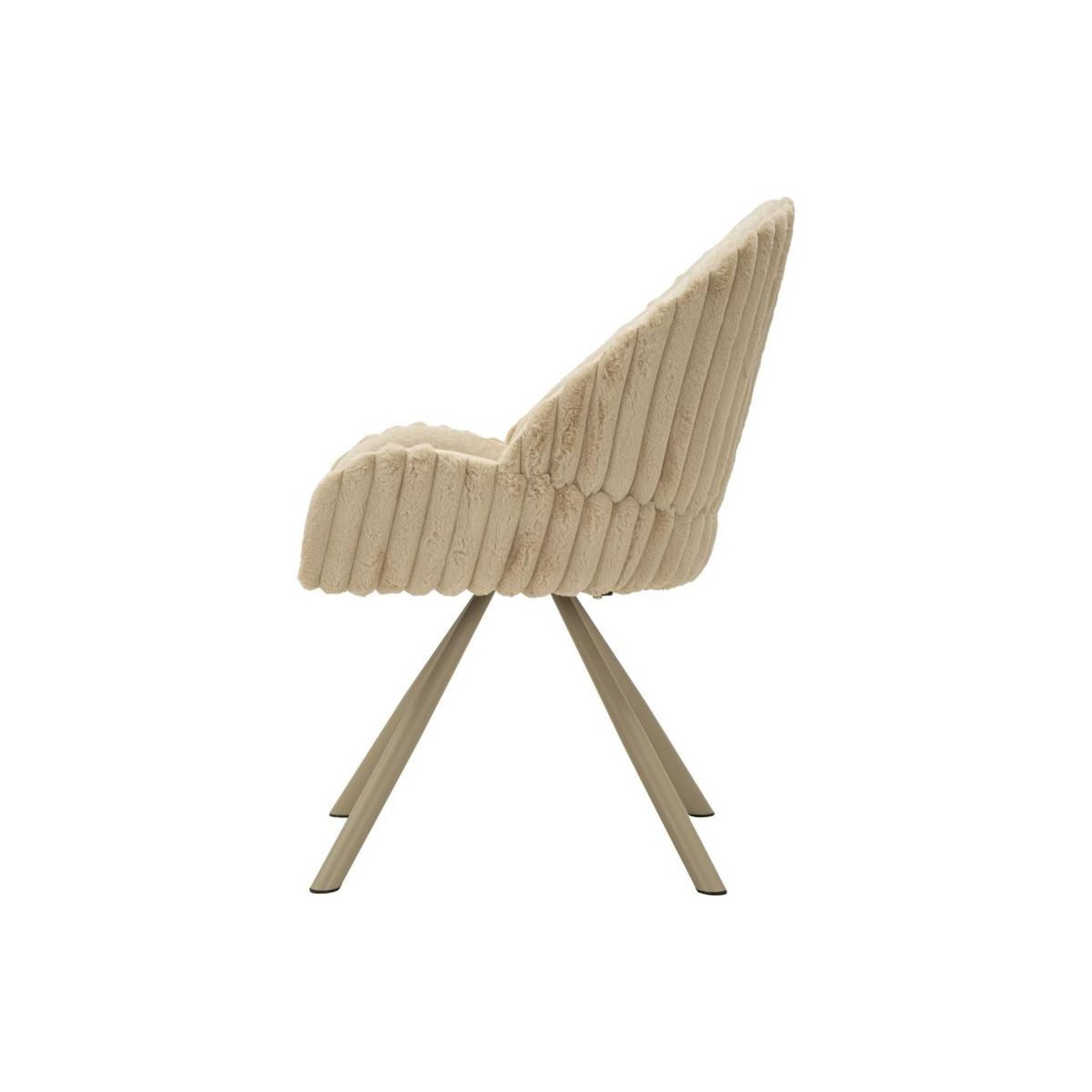 Voir la diapositive 4 : Paris Prix Lot de 2 chaises design  stoccolma  85cm crème