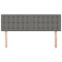 Voir la diapositive 3 : VIDAXL Tetes de lit 2 pcs Gris fonce 72x5x78/88 cm Tissu