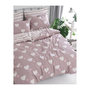Voir la diapositive 3 : GENERIQUE Parure de lit - 1 housse de couette 220 x 240 cm + 2 taies d'oreiller 60 x 60 cm - 65% coton, 35% polyester - Rose
