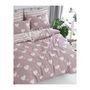 Voir la diapositive 3 : GENERIQUE Parure de lit - 1 housse de couette 220 x 240 cm + 2 taies d'oreiller 60 x 60 cm - 65% coton, 35% polyester - Rose