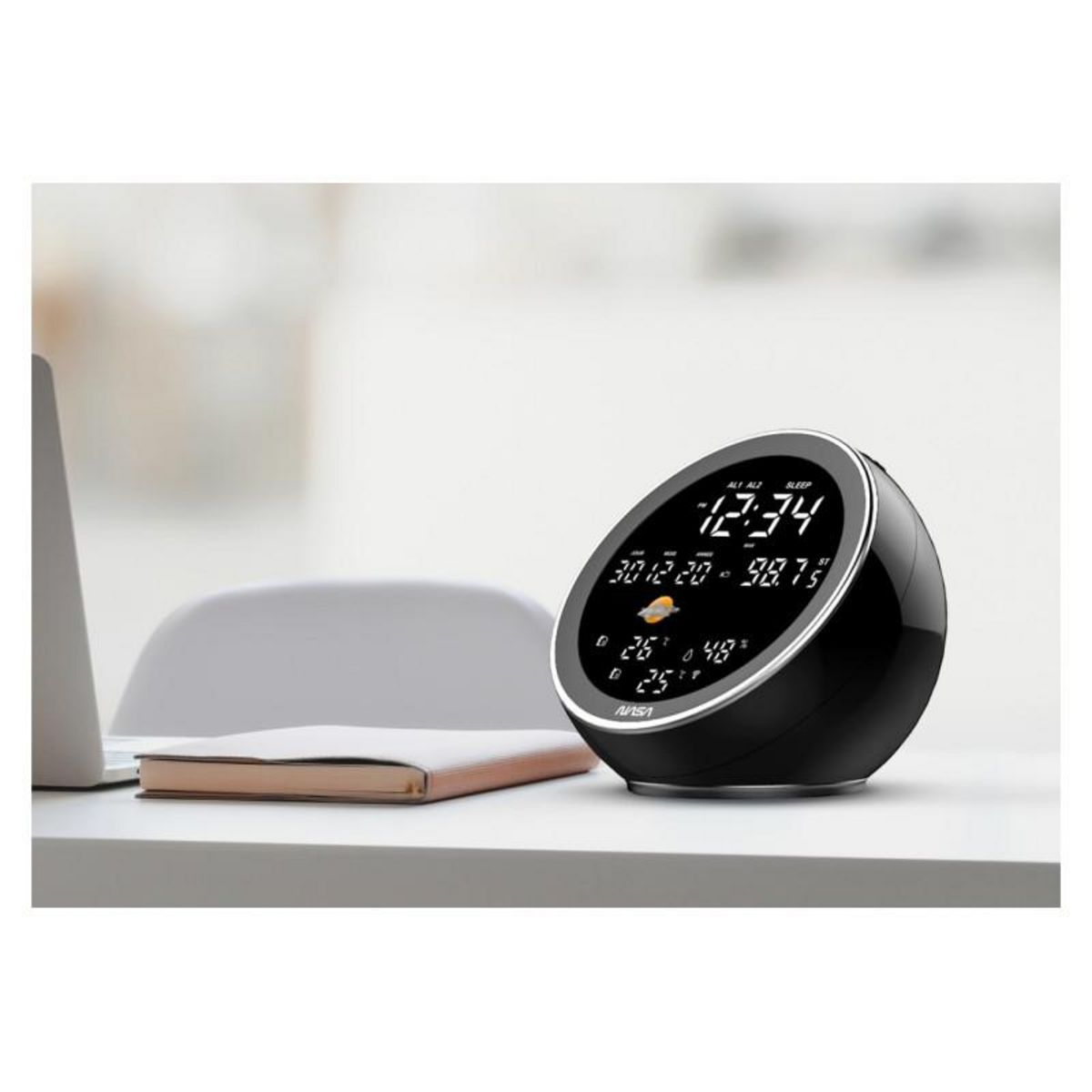 NASA Radio réveil Nasa WSP 1500BK Noir
