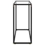 Voir la diapositive 3 : VIDAXL Table console Transparent 80x35x75 cm Verre trempe