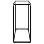 Voir la diapositive 3 : VIDAXL Table console Transparent 80x35x75 cm Verre trempe
