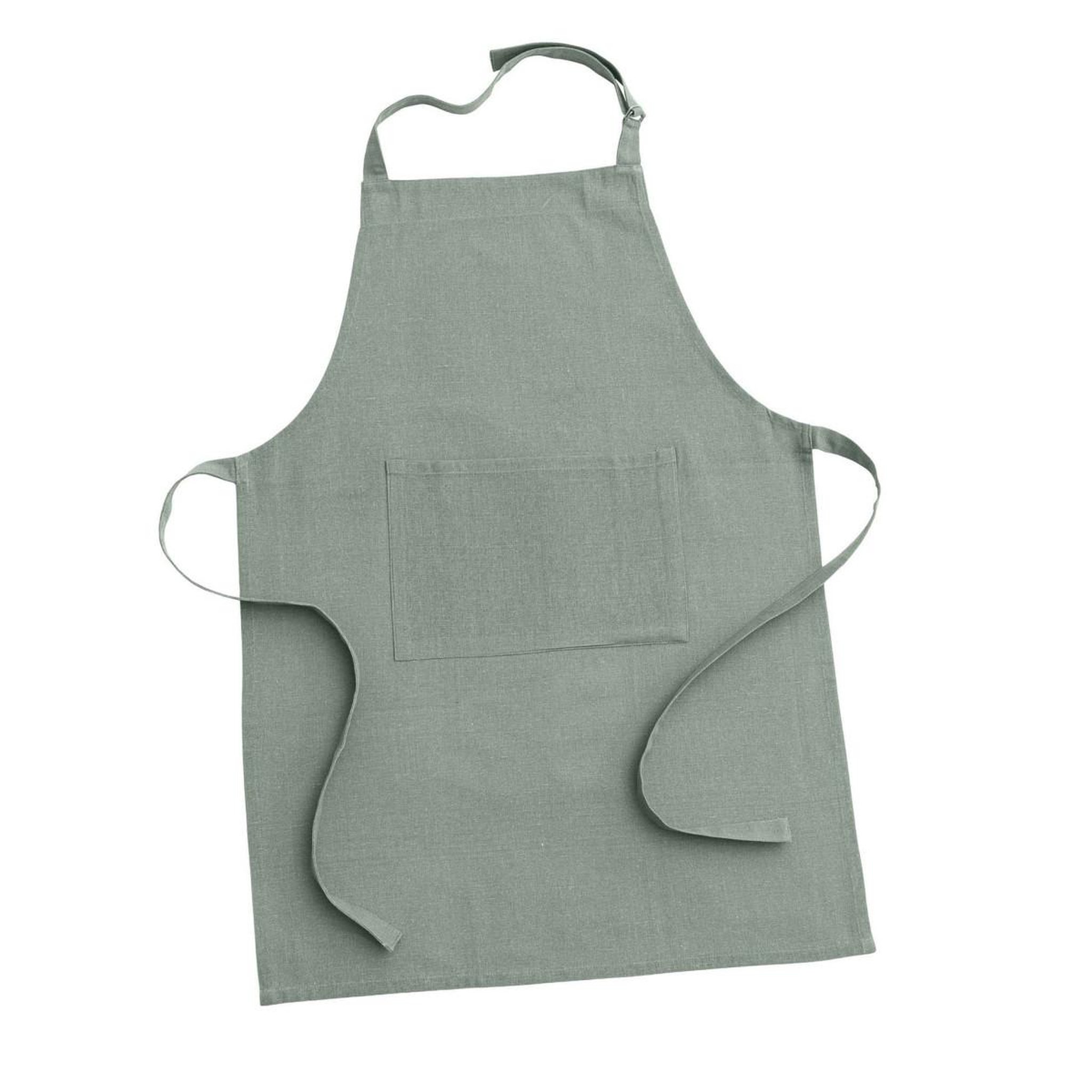 Douceur d'Intérieur Tablier de cuisine avec poche  gourmet  84cm vert cèdre