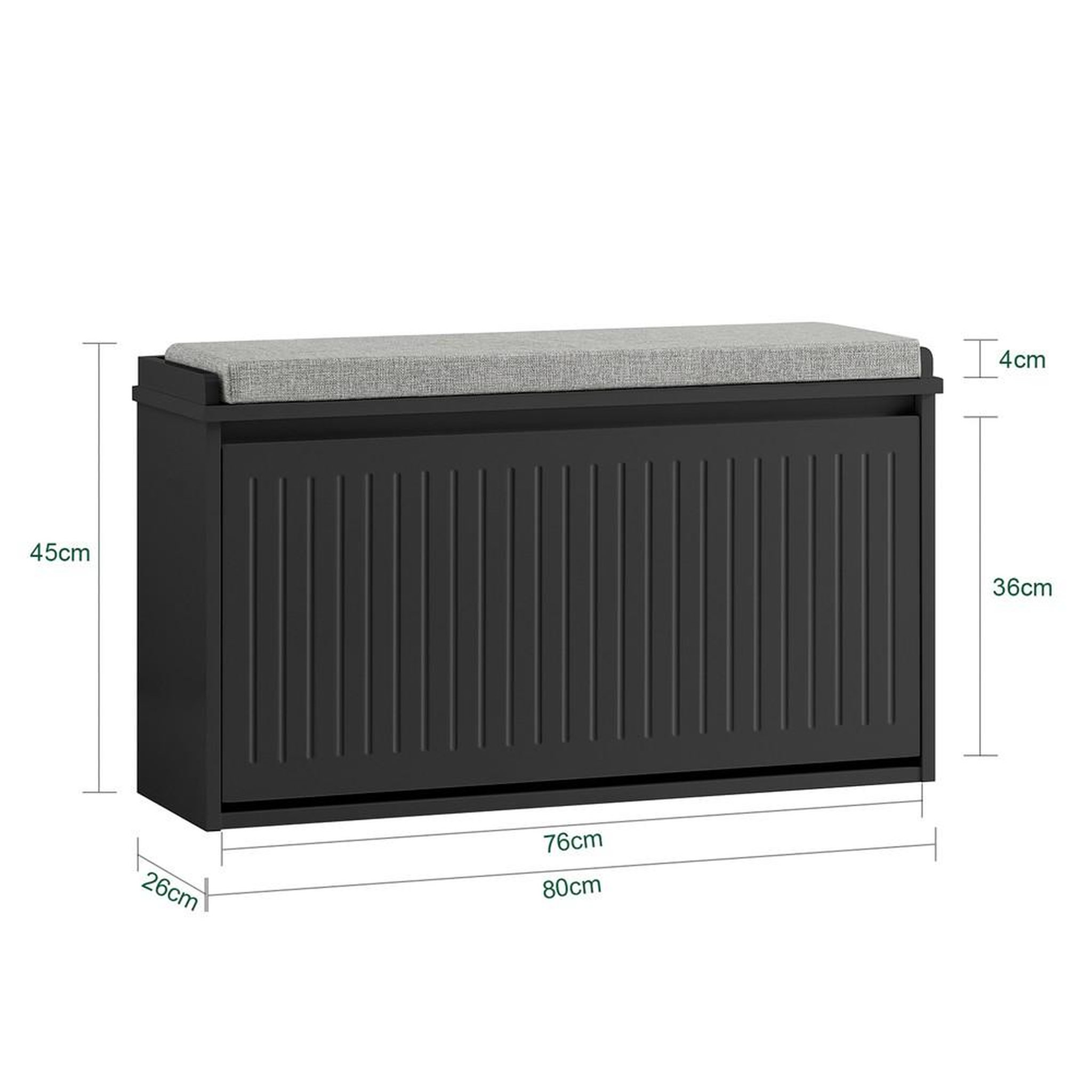 Voir la diapositive 3 : SOBUY SoBuy - Banc de rangement à chaussures avec une porte - Moderne - FSR98-L