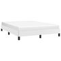 Voir la diapositive 3 : VIDAXL Cadre de lit sans matelas blanc 140x190 cm similicuir