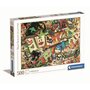 CLEMENTONI Puzzle 500 pièces : Collection de papillons