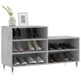 Voir la diapositive 3 : VIDAXL Armoire a chaussures Gris beton 102x36x60 cm Bois d'ingenierie