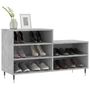 Voir la diapositive 3 : VIDAXL Armoire a chaussures Gris beton 102x36x60 cm Bois d'ingenierie