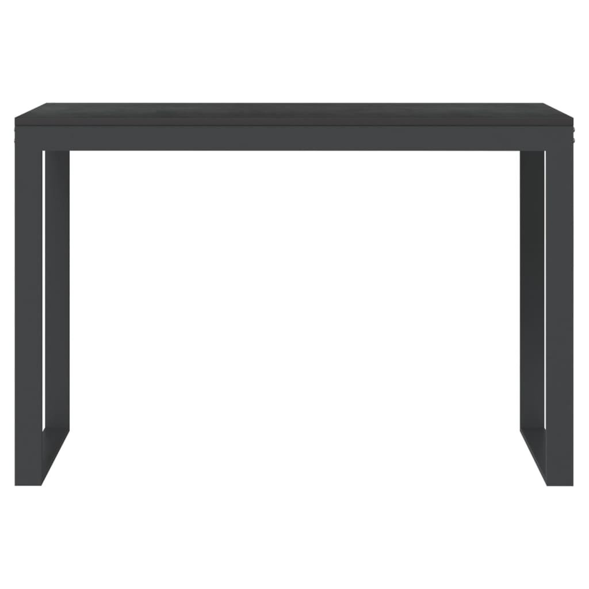 Voir la diapositive 3 : VIDAXL Bureau d'ordinateur Noir 110x60x73 cm Bois d'ingenierie