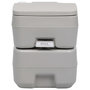 Voir la diapositive 2 : VIDAXL Toilette portable de camping Gris 20+10 L