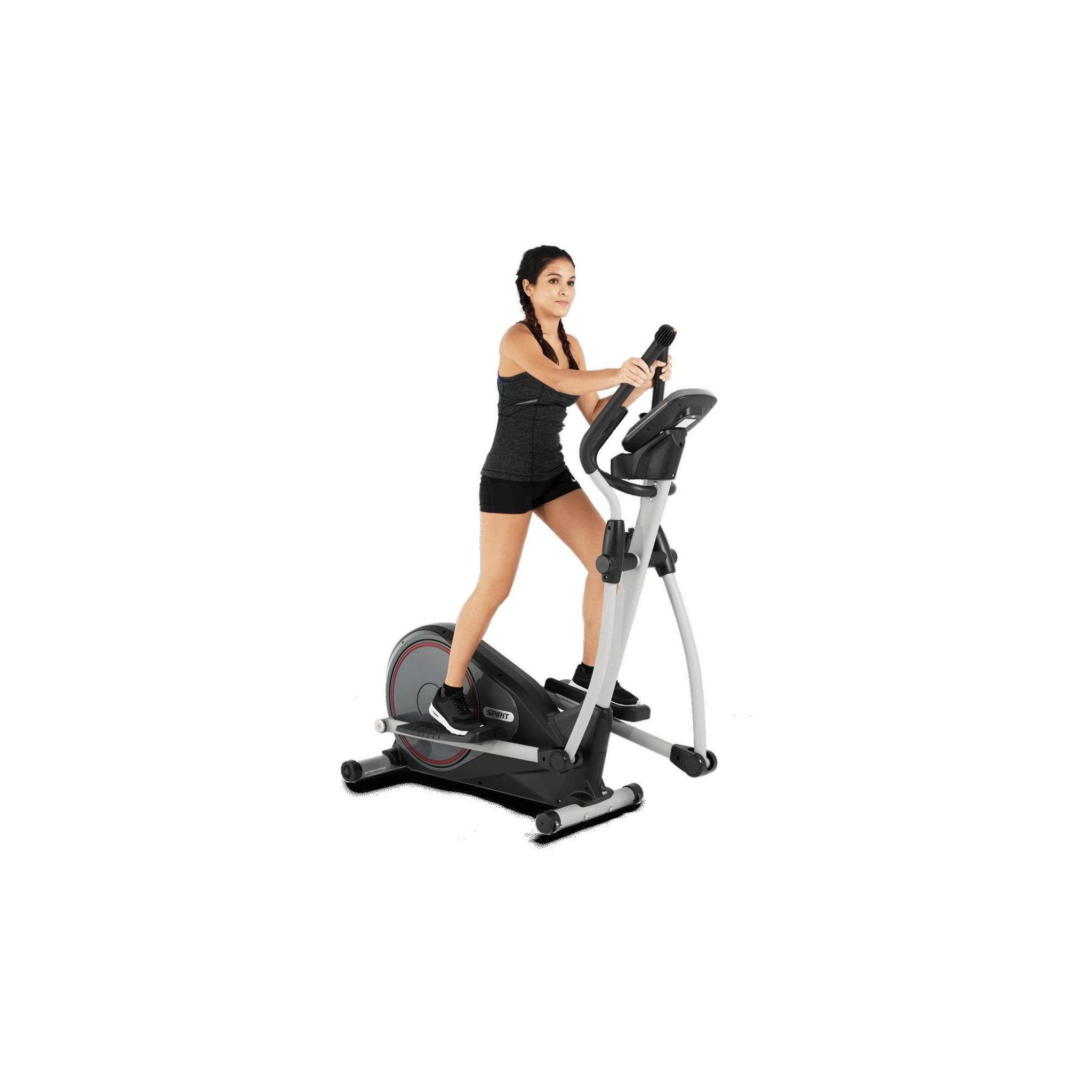 Voir la diapositive 2 : Spirit Vélo elliptique d'appartement et de fitness - spirit - modèle dre40 - ecran lcd - 10 programmes